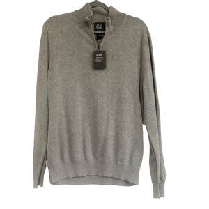NWT Jos. A Bank Traveler Collection Traditional Fit Quarter Zip Pima Cotton Swea